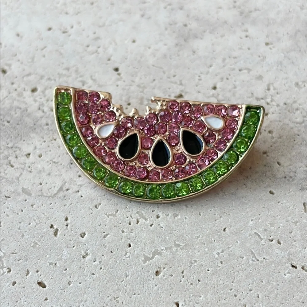 Elegant Watermelon Brooch